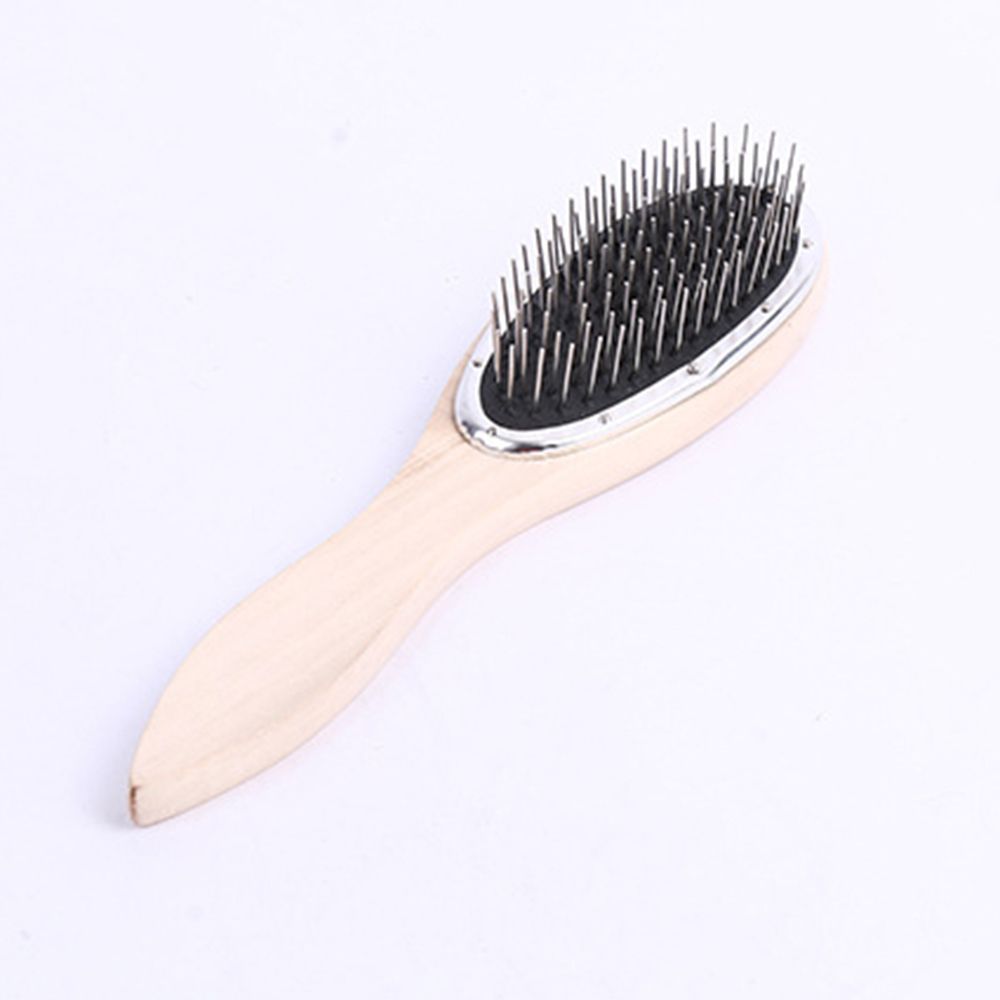 Wooden Handle Wig Brush Anti Static Anti Static Comb Portable Detangling Comb For Wig Styling