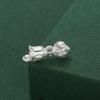 S925 Sterling Silver Lotus Vajra Spacer Beads for DIY Bracelets and Prayer Beads