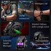 Novo Relógio Inteligente Militar para Homens ao Ar Livre Lanterna Bateria Grande de 880mAh IPX8-3ATM Chamada Bluetooth Smartwatches Para Android e iOS