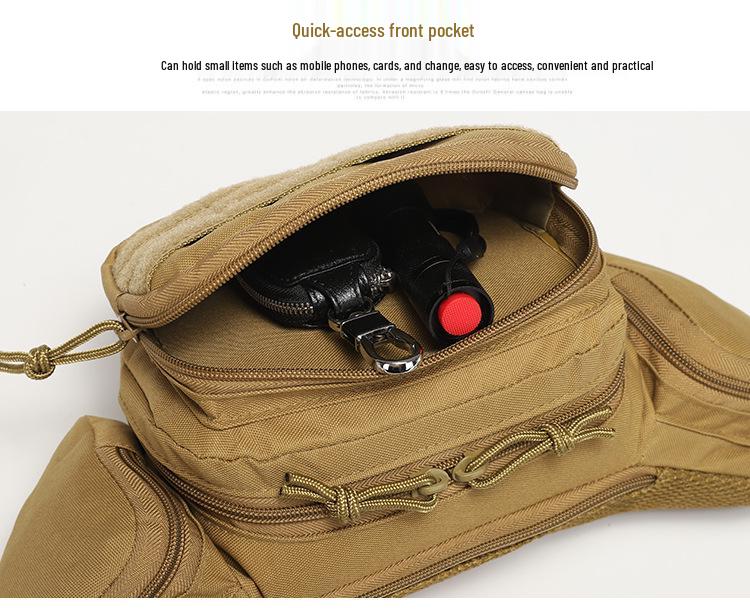 Multi-Function Tactical Waist & Shoulder Bag for Outdoor Sports & Cycling