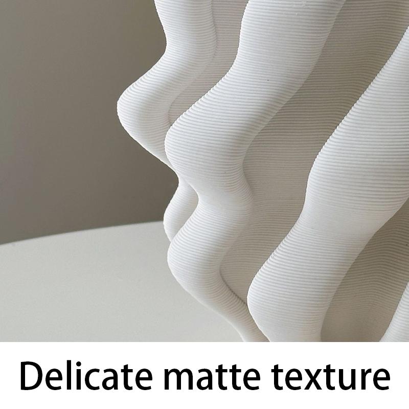 Nordic Vase Modern Home Decoration Vases Aesthetic Unusual Shape Flower Bottle Ceramic Elegant Flowerpot Interior Accessorie