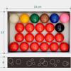 WEZHO 52.5mm Standard Snooker Billiard Ball Set