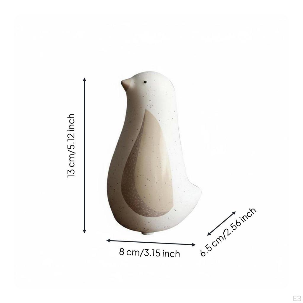Ceramic Bird Figurine Nordic Ornament Desktop Decoration Home Decor for Desk, Room,