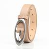 Korean Version of Oval Alloy Pin Buckle Women's Belt Decorative Dress Suit Jeans Versatile Belt