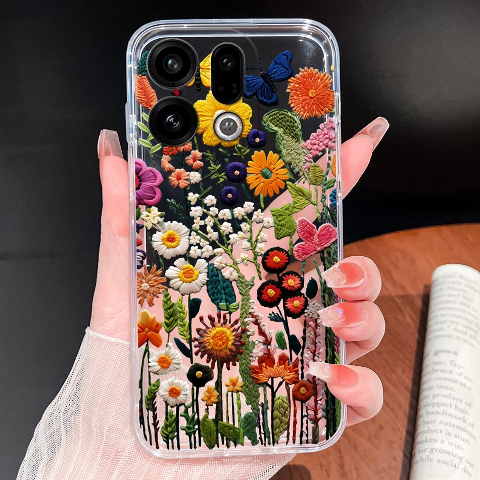 For Oppo Find X9 X8 X7 Pro Phone Case Lovely Fish Patterns Soft TPU Clear Silicone Shell For Oppo Find X7 Ultra Shockproof Funda