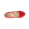 Women Pumps New Sexy 14cm Round Toe Platform High Heels Shoes Woman Flock Nightclub Party Black Red Wedding Shoes Plus Size