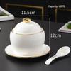 Ceramic Double Boiler Stew Cup Set