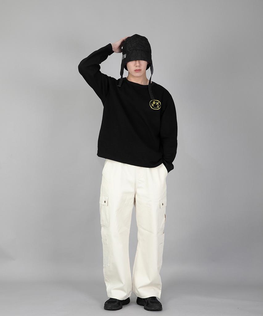 Seinteukeulu Double Cargo String Jogger Pants Dcj-338 Cream