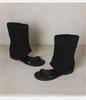 One line fashion cool boots for women, 2026 summer new Western style women's sandals, retro British vacation women's boots