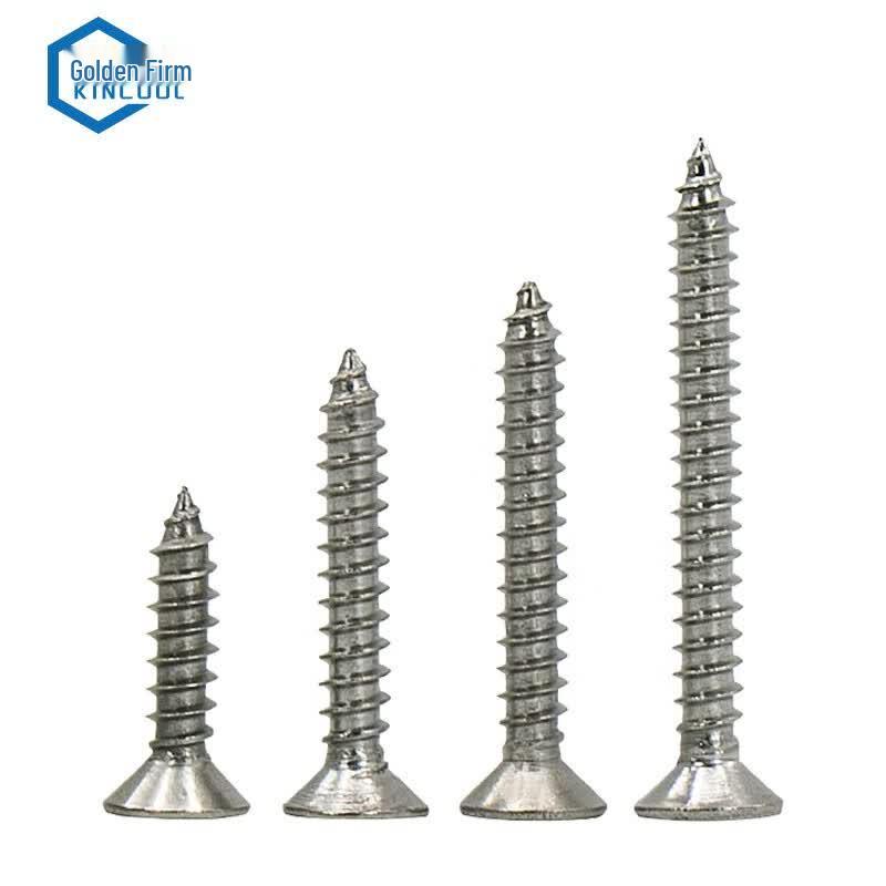 304 Stainless Steel Cross-Recessed Countersunk Self-Tapping Screws
