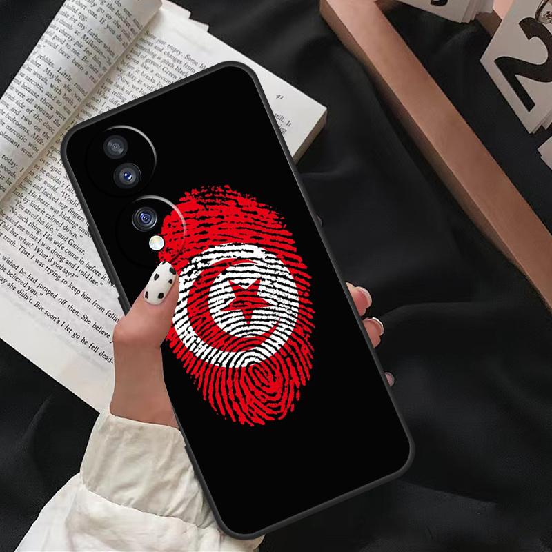 Tunisian Passport Flag For Honor Magic 7 Lite 6 8 Pro Case For Honor 200 400 50 70 90 X8c X8b X9a X9b X9c X9d Win RT