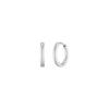 VERTE Basic Earring  2 Size    Deux.silver.131
