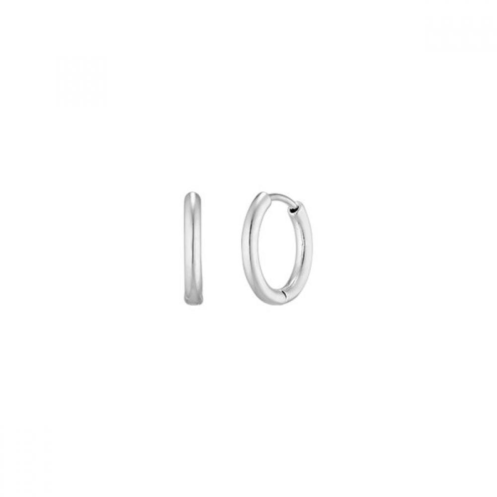 VERTE Basic Earring  2 Size    Deux.silver.131