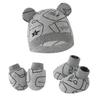 Newborn Newborn Baby Hat Anti Scratch Gloves Protective Foot Cover Three Piece Set Baby Hat Baby Hat