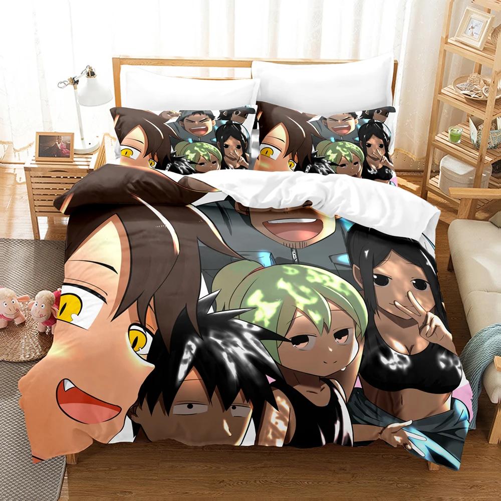 3D Gedrucktes Anime My Senpai Is Annoying Bettwäscheset Bettbezug Doppel-Einzelbett Voll Queen King Erwachsene Kinder Bettwäsche Steppdeckenbezug