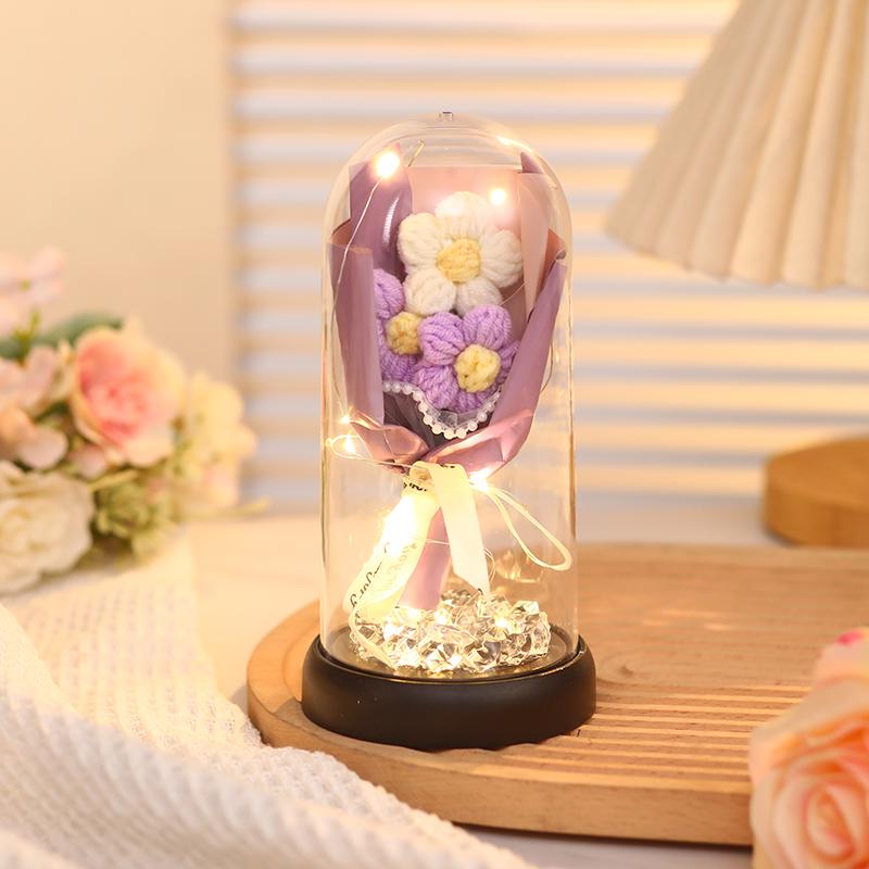 Rose Bouquet Night Light – Ideal Birthday Gift for Women, Friends, or Classmates