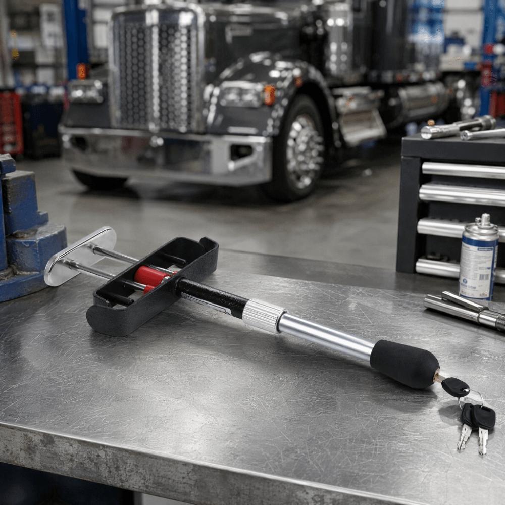 Stainless Brake Pedal Lock All-Metal Anti-Theft Lock Locking Tool Car Clutch Lock Safety