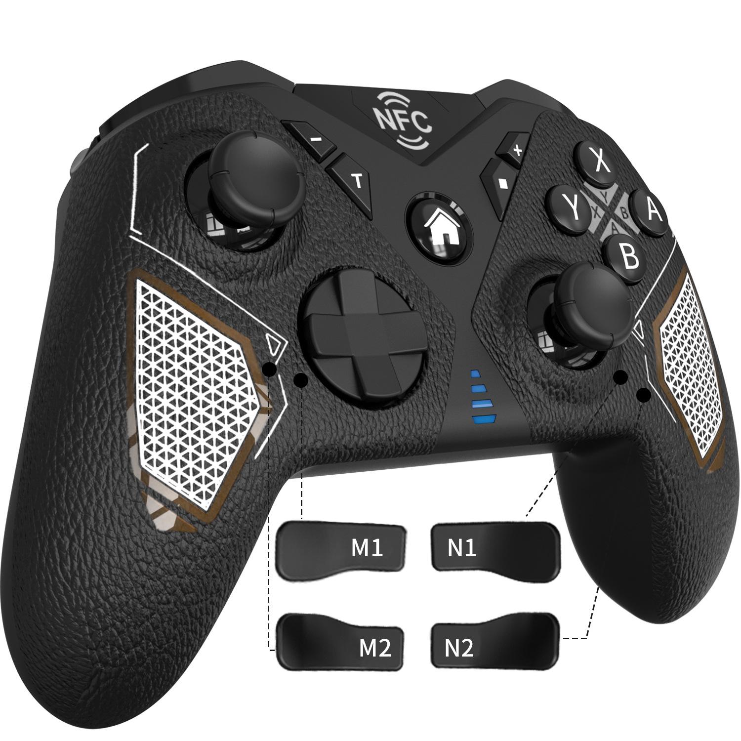 

Switch2pro Ручка Кожаная Ручка PC Мобильный Телефон Steam Автоматический Макро Геймер Блики Беспроводные Блики чёрный