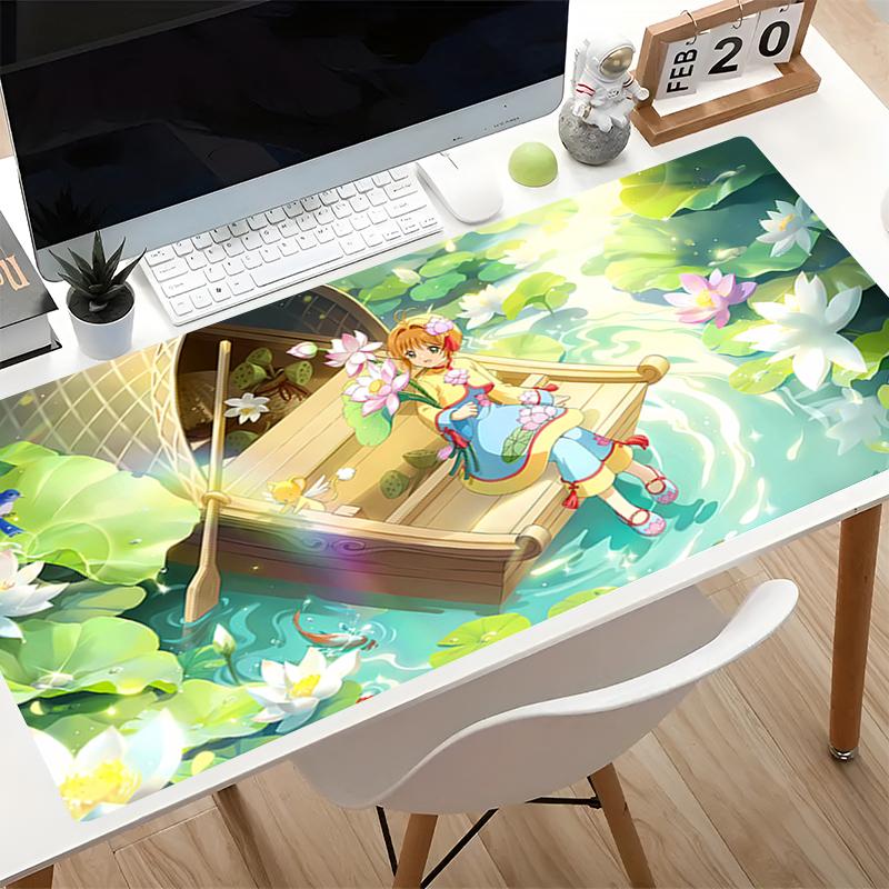 Mouse Pad Ccard Captor Sakura Office Table Mat Varmilo Keyboard Pad Esports Gaming Accessories Kawaii Japanese Anime Mousepad