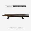 Wabi-sabi Wind Tray Solid Wood Three-leg Wood Grain Ornament Tea Room Bed and Breakfast Bedroom Desktop Home Three-leg Tray