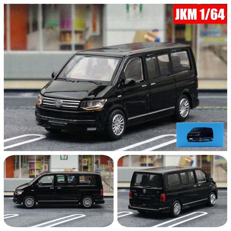 1/64 Scale Multivan T6 Van MPV Diecast Model Car Metal Chassis Shock Absorption Collection Model Ornaments