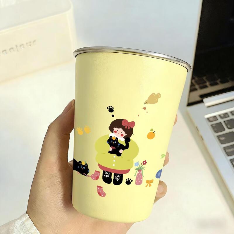 Handun Stainless Steel Cartoon Mouthwash Cup
