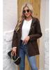 2022 Women's Plus Size Cotton Hooded Windbreaker - Spring/Autumn Loose Solid Color Coat