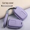 Fits 24 Honda Models: Key Case for CRV, Binhzhi, XRV, XR-V, HR-V, Haoying, Civic, UR-V, Accord, and Lingpai - Textured Purple
