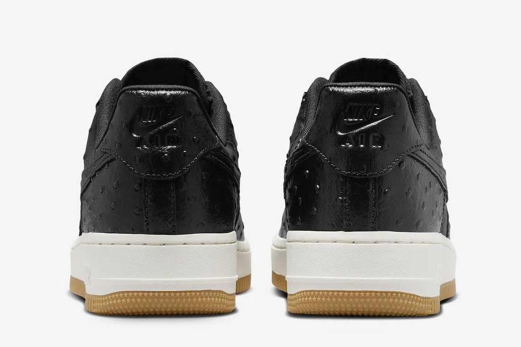 DZ2708-002 Nike Air Force 1 Low Zwart Struisvogel (Vrouwen)