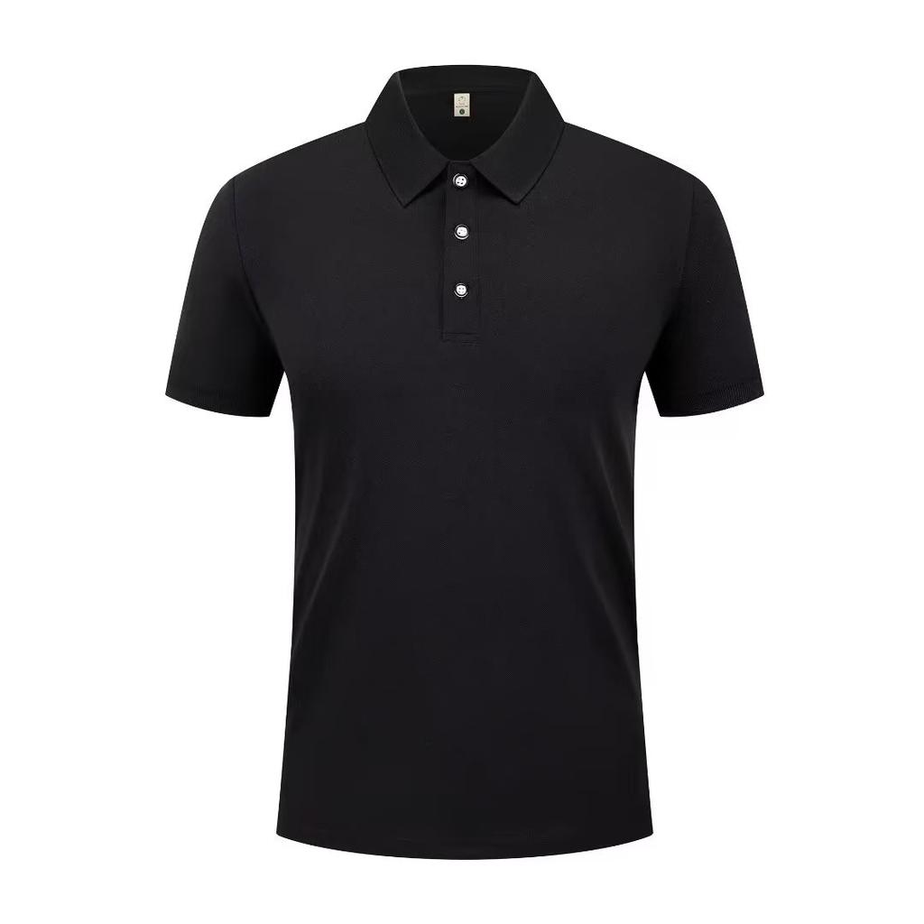 2026 Summer New Men's Fashion Casual Breathable Comfortable Polo Shirt Solid Color High Quality Short Sleeve T-shirt