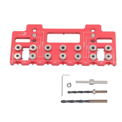 Cabinet Handle Install Template Tool Drill Guide Door Hinge Handle Hole Drilling Template