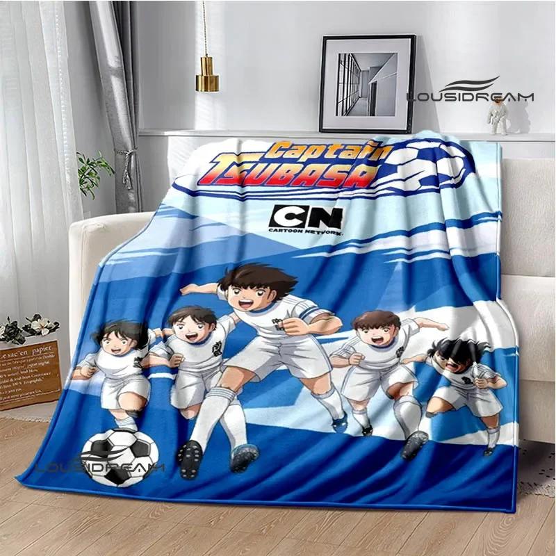 Captain Tsubasa Cartoon Blankets Picnic Blanket Warm Flannel Blankets Soft and Comfortable Blanket Bed Linings Birthday Gift