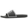 Round Toe Slip-On Sandals Men Sandals Black XJPM14XN870A120