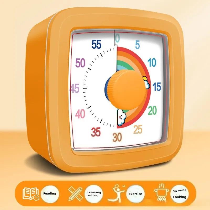 Hot-selling Visual Timer 60 Minutes Countdown Suitable for Children and Adults Silent Classroom Timer for Home and School Clock оранжевый