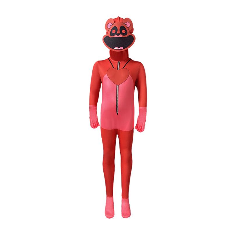 Halloween Children Nap Role-playing Catnap Smilings Critters Cat Cosplay Costume Catnap Jumpsuits with Mask Kids Horror Costumes