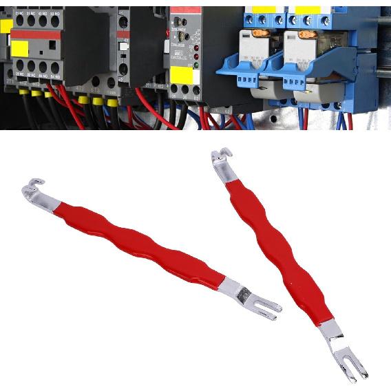 2Pcs Automotive Electrical Terminal Connector Separator Removal Tool Remover, Electrical Disconnect Pliers with Straight Dual Head Designs, Universal