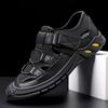2025 Vintage Classic Mens Sandals Summer Genuine Leather Sandals Men Outdoor Casual Lightweight Sandal