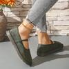 Fashion Women Sneakers Elegant Ethnic Style Loafers Flat Mary Jane Shoes for Women Retro Comfortable Leather Stitching Sneakers Women
