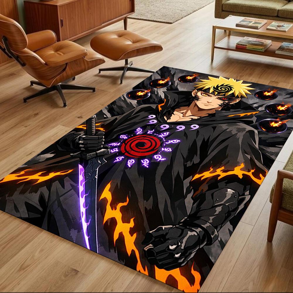 Naruto Area Rug Perfect for Outdoor Dormitory Decorate room Study room Antislip Carpet Decorate Offices Perfect Gift for Women Men