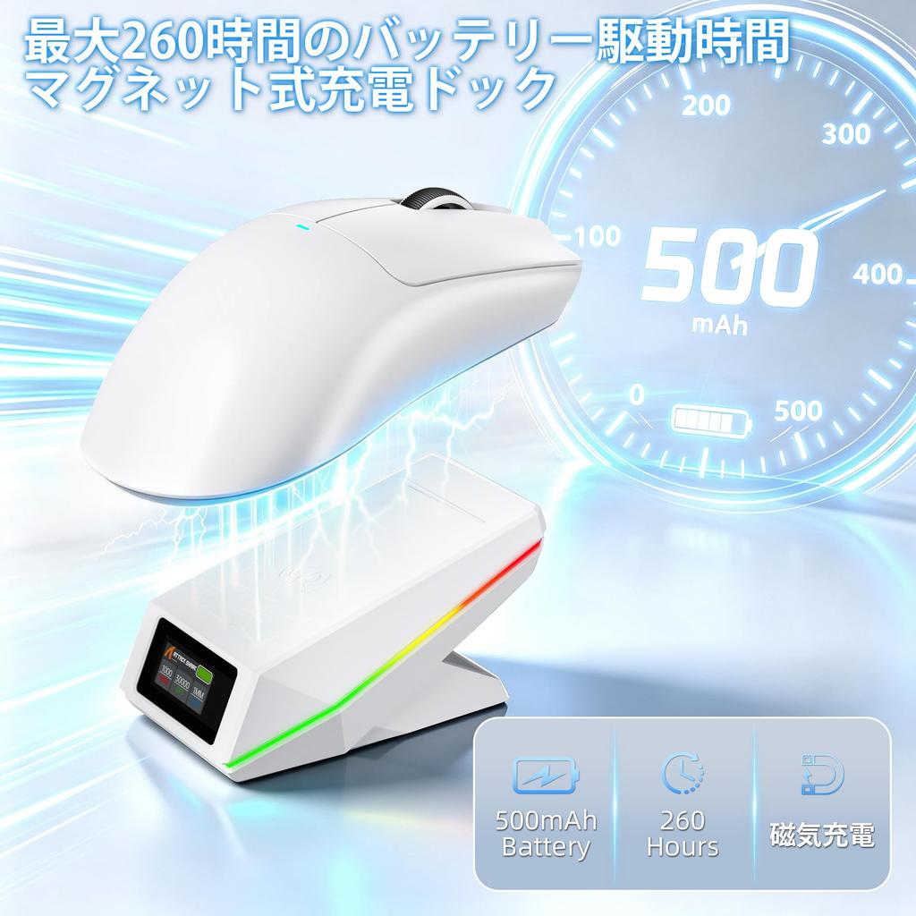 ATTACK SHARK X11 PRO V2 Gaming Lightweight Equipped with PAW3315 Microwave Oven Mouse, Wireless/Bluetooth/Wired, (69g),