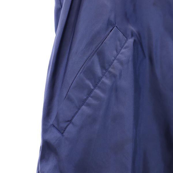 Puma 90s Hit Union Old Long Sleeve Bench Coat Navy Blue Hood Men's Used