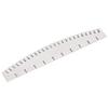 Piano String Gauge with Clear Scales Metal Measuring Ruler for Guitar Ukulele Stringed Instrument