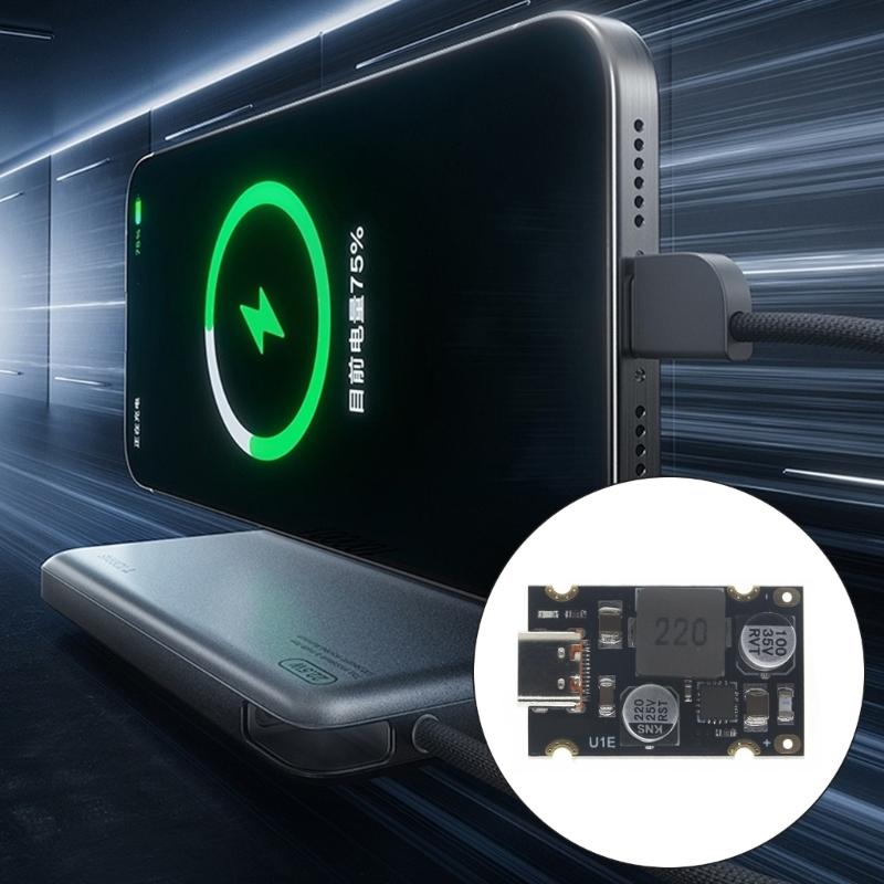 65W USB C Fast Charging Module Supporting Multiple Quick Charging Protocols For Various Devices Electronic Applications