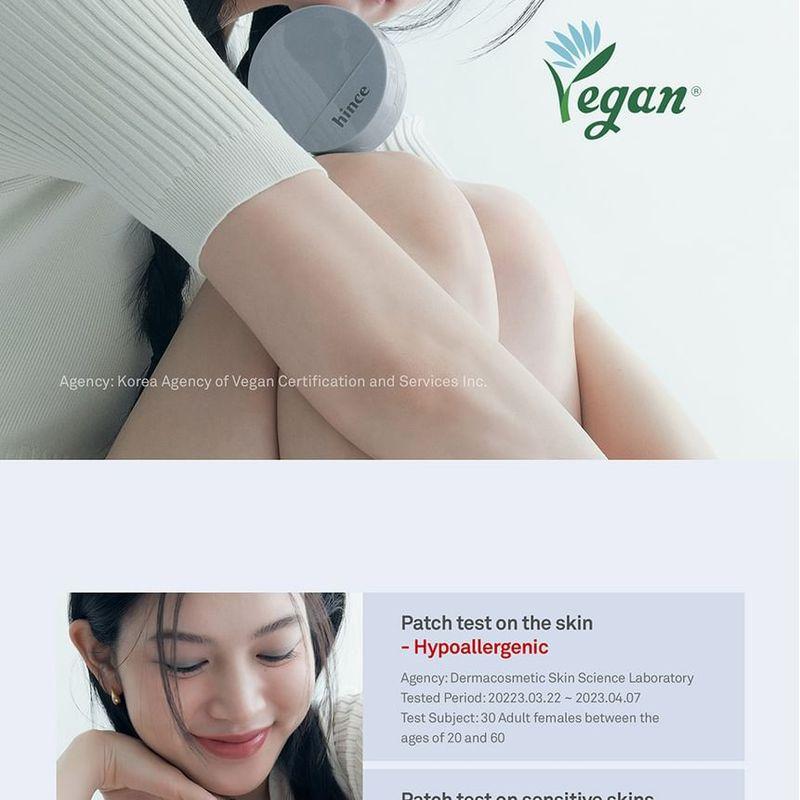 hince - Second Skin Mesh Matte Cushion - 4 Colors