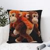 Punch Monkey Pillow Cover Comfy Cushion Cover Vintage Pillow Case For Wedding Party Home Decor