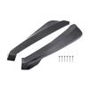 Rear Bumper Lip Splitter   Car Side  Fins Body Lip Spoiler Chin Skirt Protector, Black