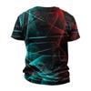 European And American Round Neck Casual Ethnic  Retro Printed Short Sleeve T-shirt Top