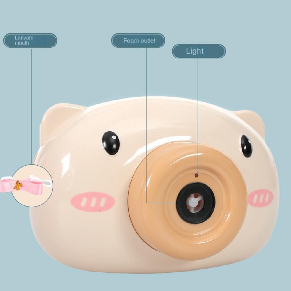 Cartoon Soap Bubble Maker Toy Automatic Cartoon Bubble Blower Chilren Bubble Machine  Party Games