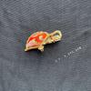 Handcrafted Song Brocade Hair Clip: Ancient Chinese Style Retro Duckbill Accessory