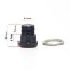 Bike Fixing Bolts Derailleur Fixing Mech Hanger Screw Bicycle Part Rear Fixing Bolt 15/20mm Aluminum Alloy Black Rear Derailleur